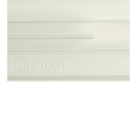 Радиатор алюминиевый боковое подключение STOUT Bravo 500 10 секций SRA-0110-050010 в Нижнем Новгороде 9