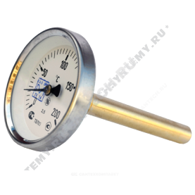 Термометр биметаллический Юмас ТБП-Т 200С Дк 63 L=100 в Нижнем Новгороде 0