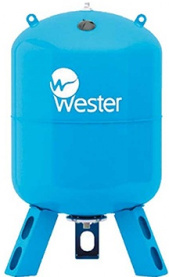 Гидроаккумулятор Wester 50 литров мембранный расширительный бак для водоснабжения WAV 50 0141100 в Нижнем Новгороде 0