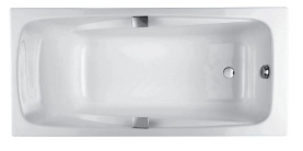 Ванна чугунная Jacob Delafon Rub Repos 170x80 E2915-00 с отверстиями для ручек в Нижнем Новгороде 0