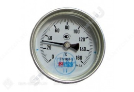 Термометр биметаллический Метер ТБ80 160C Дк 80 L=80 в Нижнем Новгороде 0