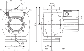 Циркуляционный насос Wilo Top-S 65/13 DM PN6/10 в Нижнем Новгороде 1