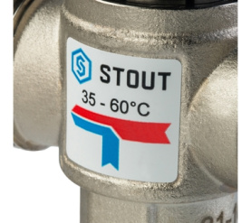 Термостатический смесительный клапан для сиcтем отопления и ГВС 1 НР 35-60° STOUT SVM-0020-256025 в Нижнем Новгороде 3