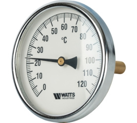 Термометр биметаллический с погружной гильзой 100 мм F+R801(T) 100100 Watts 10006076(03.03.100) в Нижнем Новгороде 0