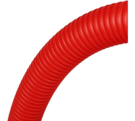 Труба гофрированная ПНД, цвет красный, наружным диаметром 25 мм для труб диаме STOUT SPG-0002-502520 в Нижнем Новгороде 1
