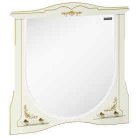 Зеркало Луиза-II 100, белый матовый, зол. пат. в Нижнем Новгороде 1