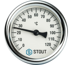 Термометр биметаллический с погружной гильзой. Корпус Dn 63 мм, гильза 50 мм 1 STOUT SIM-0001-635015 в Нижнем Новгороде 1
