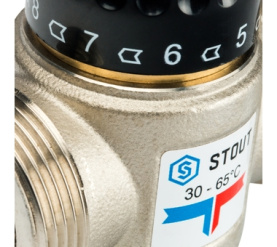 Термостатический смесительный клапан для систем отопления и ГВС 1 1/4 НР 30-65° STOUT SVM-0025-356532 в Нижнем Новгороде 3
