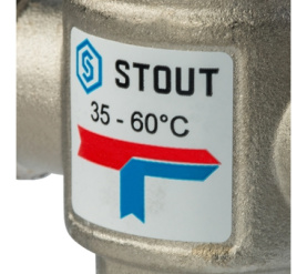 Термостатический смесительный клапан для систем отопления и ГВС 3/4 НР 35-60° STOUT SVM-0020-166020 в Нижнем Новгороде 3