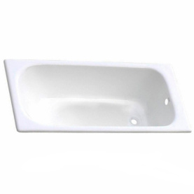 Чугунная ванна Aqualux ZYA-8-5 170x70 goldman белая, без ножек, антислип в Нижнем Новгороде 0