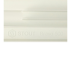 Радиатор алюминиевый боковое подключение STOUT Bravo 500 8 секций SRA-0110-050008 в Нижнем Новгороде 9