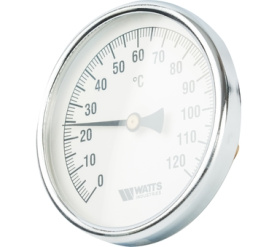 Термометр биметаллический с погружной гильзой, 100 мм F+R801(T) 10050 Watts 10006066(03.03.040) в Нижнем Новгороде 1