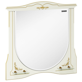 Зеркало Луиза-II 100, белый матовый, зол. пат. в Нижнем Новгороде 0