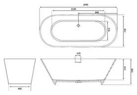 Панель для ванны Vagnerplast Front Panel 170 фронтальная в Нижнем Новгороде 3