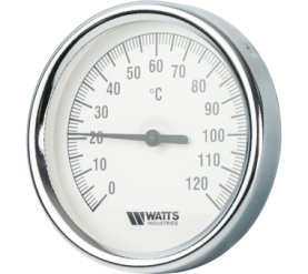 Термометр биметаллический с погружной гильзой 80 мм F+R801(T) 8075 Watts 10005944(03.02.060) в Нижнем Новгороде 0