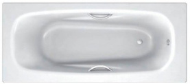 Стальная ванна BLB Universal Anatomica HG 170x75 см B75L-1 с отверстиями под ручки 232 мм в Нижнем Новгороде 0