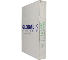Радиатор биметаллический боковое подключение (белый RAL 9010) Global STYLE PLUS 350 8 секций в Нижнем Новгороде 9