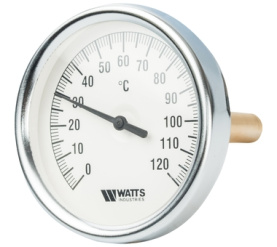Термометр биметаллический с погружной гильзой 80 мм F+R801(T) 80100 Watts 10005950(03.02.100) в Нижнем Новгороде 1