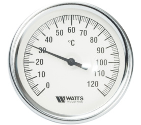 Термометр биметаллический с погружной гильзой 80 мм F+R801(T) 80100 Watts 10005950(03.02.100) в Нижнем Новгороде 0