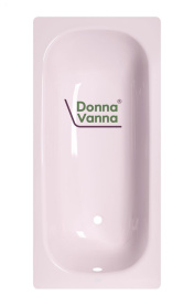 Ванна стальная ВИЗ Donna Vanna 150x70 розовый коралл, с опорной подставкой, DV-51942 в Нижнем Новгороде 1