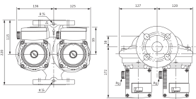 Циркуляционный насос Wilo Top-SD 32/7 EM PN6/10 в Нижнем Новгороде 1