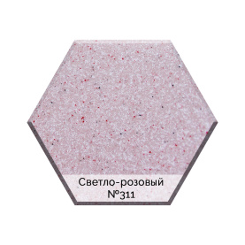 Мойка гранитная AquaGranitEx M-45 светло-розовый в Нижнем Новгороде 2