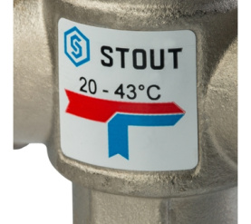 Термостатический смесительный клапан для систем отопления и ГВС 1 НР 20-43° STOUT SVM-0020-164325 в Нижнем Новгороде 3